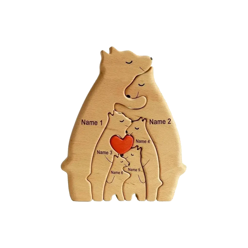 Puzzle Bears - Classic Personalized Bear Puzzle